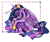 Size: 2393x2009 | Tagged: safe, artist:ali-selle, derpibooru import, princess twilight 2.0, twilight sparkle, twilight sparkle (alicorn), unicorn twilight, alicorn, pony, unicorn, the last problem, cute, ear fluff, eyes closed, floppy ears, heart, hug, implied princess celestia, older, older twilight, self ponidox, simple background, sitting, smiling, solo, time paradox, transparent background, triality, twiabetes