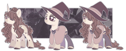 Size: 7499x3072 | Tagged: safe, artist:chococolte, derpibooru import, pony, unicorn, absurd resolution, bald, clothes, female, hat, mare, simple background, solo, transparent background, witch hat