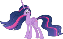 Size: 6421x4000 | Tagged: safe, alternate version, artist:melisareb, derpibooru import, princess twilight 2.0, twilight sparkle, twilight sparkle (alicorn), alicorn, pony, the last problem, .svg available, absurd resolution, female, inkscape, mare, older, older twilight, simple background, solo, sparkles, transparent background, ultimate twilight, vector