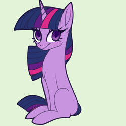 Size: 1080x1080 | Tagged: safe, artist:overthemaginot, derpibooru exclusive, derpibooru import, twilight sparkle, pony, unicorn, female, filly, filly twilight sparkle, foal, mare, simple background, sitting, solo, white background, younger