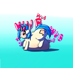 Size: 1224x1136 | Tagged: safe, artist:secretgoombaman12345, dj pon-3, vinyl scratch, pony, unicorn, chubby cheeks, fat, impossibly large belly, morbidly obese, obese, vinyl fat, wub