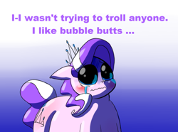 Size: 1024x762 | Tagged: safe, artist:secretgoombaman12345, diamond tiara, ask chubby diamond, ask, crying, fat, tumblr