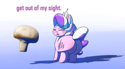 Size: 1185x655 | Tagged: safe, artist:secretgoombaman12345, diamond tiara, ask chubby diamond, ask, fat, impossibly large butt, mushroom, plot, tumblr