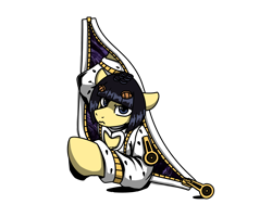 Size: 2560x2048 | Tagged: safe, artist:sugar morning, derpibooru import, pony, anime, bruno buccellati, bruno bucciarati, bust, clothes, colored, crossover, gijinka, hairpin, jojo's bizarre adventure, male, meme, ponified, simple background, solo, stallion, sticky fingers, transparent background, void, zipper