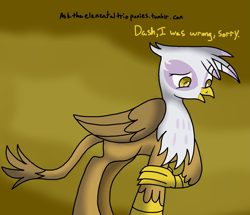 Size: 2875x2478 | Tagged: safe, artist:novaspark, gilda, griffon, 30 minute art challenge, solo