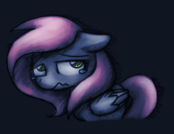 Size: 2650x2048 | Tagged: safe, artist:sugar morning, oc, oc only, oc:sugar morning, pegasus, pony, crying, female, mare, sad, simple background, solo, vent art