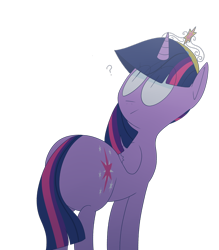 Size: 1280x1463 | Tagged: safe, artist:secretgoombaman12345, twilight sparkle, twilight sparkle (alicorn), alicorn, pony, ask chubby diamond, element of magic, female, mare, solo