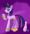 Size: 2212x2500 | Tagged: safe, artist:novaspark, twilight sparkle, pony, unicorn, female, genie, horn, mare, multicolored mane, purple coat, solo