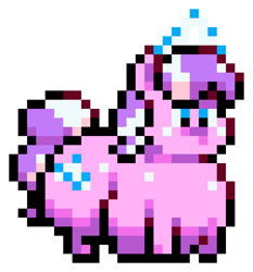 Size: 448x480 | Tagged: safe, artist:secretgoombaman12345, diamond tiara, pony, ask chubby diamond, chubby, fat, pixel art, solo