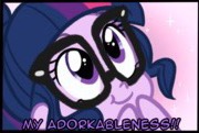 Size: 180x121 | Tagged: safe, artist:wubcakeva, sci-twi, twilight sparkle, equestria girls, adorkable, blurry, cropped, cute, dork, glasses, picture for breezies, twiabetes