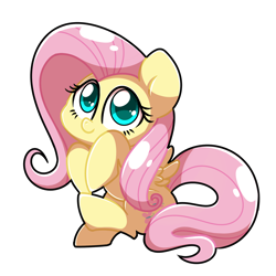 Size: 4096x4096 | Tagged: safe, artist:sugar morning, fluttershy, pegasus, pony, absurd resolution, cute, shyabetes, simple background, sitting, solo, transparent background