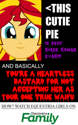 Size: 1800x2888 | Tagged: safe, sunset shimmer, human, equestria girls, best human, clickbait, cute, cutie pie, discovery family logo, female, looking at you, not to be taken seriously, shimmerbetes, waifu