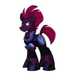 Size: 2048x2048 | Tagged: safe, artist:sugar morning, cyclone shade, tempest shadow, pony, unicorn, armor, broken horn, horn, male, rule 63, scar, simple background, solo, stallion, transparent background