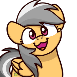 Size: 1000x1000 | Tagged: safe, artist:sugar morning, edit, daring do, pegasus, pony, bust, cat face, cat smile, cute, daring dorable, female, looking at you, mare, open mouth, simple background, smiling, solo, sugar morning's smiling ponies, transparent background
