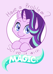 Size: 500x695 | Tagged: safe, artist:dstears, part of a set, starlight glimmer, pony, unicorn, cute, female, glimmerbetes, looking at you, mare, smiling, solo