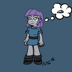 Size: 500x500 | Tagged: safe, artist:novaspark, maud pie, equestria girls, clothes, female, gray coat, solo