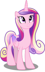 Size: 3147x5000 | Tagged: safe, artist:dashiesparkle, edit, editor:slayerbvc, princess cadance, alicorn, pony, the crystalling, .svg available, accessory-less edit, barehoof, cute, cutedance, female, mare, missing accessory, simple background, solo, transparent background, vector, vector edit