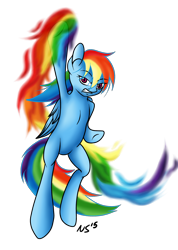 Size: 1474x2073 | Tagged: safe, artist:novaspark, rainbow dash, pegasus, pony, shoryuken, solo, street fighter