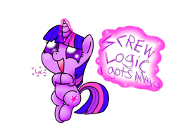 Size: 2700x2100 | Tagged: safe, artist:spice5400, twilight sparkle, pony, unicorn, chibi, cute, female, glowing horn, magic, mare, simple background, solo, transparent background, twiabetes, weapons-grade cute