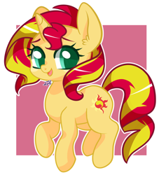 Size: 1200x1322 | Tagged: safe, artist:snow angel, sunset shimmer, pony, unicorn, cute, female, looking at you, mare, shimmerbetes, smiling, solo