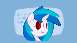 Size: 1920x1080 | Tagged: safe, artist:whoop, dj pon-3, vinyl scratch, pony, unicorn, female, horn, mare, wallpaper, white coat