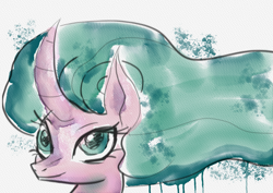 Size: 2339x1654 | Tagged: safe, artist:buttercupsaiyan, artist:watercolorheart, derpibooru import, mistmane, female, solo, traditional art, watercolor painting