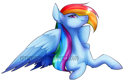 Size: 1481x969 | Tagged: safe, artist:erroremma, derpibooru import, rainbow dash, pegasus, pony, simple background, solo, transparent background