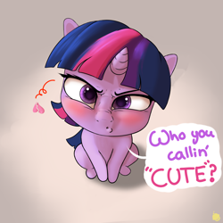 Size: 1800x1800 | Tagged: safe, artist:captainpudgemuffin, derpibooru import, edit, editor:gamedevanon, twilight sparkle, pony, bad edit, cute, looking at you, simple background, solo, white background