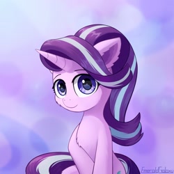 Size: 1280x1280 | Tagged: safe, artist:emeraldgalaxy, derpibooru import, starlight glimmer, pony, unicorn, cute, female, glimmerbetes, mare, solo