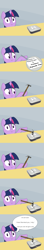 Size: 575x3297 | Tagged: safe, twilight sparkle, /mlp/, 4chan, comic, everything is ruined, exploitable meme, hammer, hard drive, meme, spilled milk