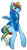 Size: 425x800 | Tagged: safe, artist:paperlady, derpibooru import, rainbow dash, anthro, pegasus, blushing, clothes, jacket, looking at you, multicolored hair, multicolored tail, pants, simple background, solo, spread wings, transparent background, watermark, wings