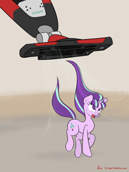 Size: 3000x4000 | Tagged: safe, artist:orang111, starlight glimmer, pony, unicorn, the cutie re-mark, abuse, adorable distress, cute, doodle, glimmerbuse, open mouth, siemens, starlight gets what's coming to her, vacuum cleaner, wat, wide eyes, windswept mane