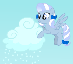 Size: 617x543 | Tagged: safe, artist:discordedtwilight89, oc, oc only, oc:flakey hailstone, pegasus, pony, cloud, solo