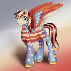 Size: 5000x5000 | Tagged: safe, artist:silfoe, derpibooru import, oc, oc only, oc:luna jax, absurd resolution, murica, solo, united states