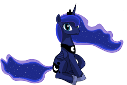 Size: 1280x853 | Tagged: safe, artist:tlmoonguardian, derpibooru import, princess luna, alicorn, pony, lunadoodle, solo