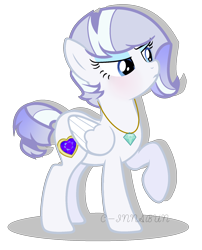 Size: 1500x1856 | Tagged: safe, artist:c-innabun, oc, oc only, next generation, offspring, parent:double diamond, parent:rarity, parents:diamond duo, solo