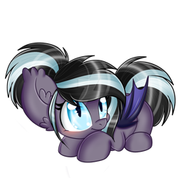 Size: 1280x1280 | Tagged: safe, artist:pvrii, oc, oc only, oc:candle wick, bat pony, pony, simple background, solo, transparent background, watermark