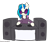 Size: 1800x1500 | Tagged: safe, artist:alasou, dj pon-3, vinyl scratch, pony, unicorn, headphones, patreon, simple background, smiling, solo, transparent background, turntable