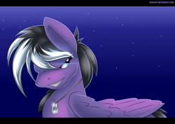 Size: 1024x724 | Tagged: safe, artist:neoncel, oc, oc only, oc:stormblaze, pegasus, pony, commission, necklace, solo