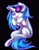 Size: 989x1280 | Tagged: safe, artist:draikinator, dj pon-3, vinyl scratch, pony, unicorn, cute, eyes closed, simple background, solo, vinylbetes