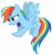 Size: 4000x4191 | Tagged: safe, artist:estories, rainbow dash, pegasus, pony, absurd resolution, simple background, solo, transparent background, vector