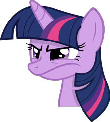 Size: 6225x6934 | Tagged: safe, artist:theponymuseum, twilight sparkle, .svg available, absurd resolution, grumpy, grumpy twilight, reaction image, serious face, simple background, solo, transparent background, vector