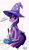 Size: 1026x1746 | Tagged: safe, artist:ponykillerx, trixie, twilight sparkle, pony, unicorn, female, knife, magic circle, mare, plushie, sitting, trixie's cape, trixie's hat