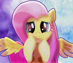 Size: 6785x5924 | Tagged: safe, artist:buttercupsaiyan, fluttershy, pegasus, pony, absurd resolution, cute, looking at you, shyabetes, solo, vector