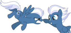 Size: 12766x5995 | Tagged: safe, artist:adog0718, night glider, absurd resolution, angry, boop, duality, flying, grin, gritted teeth, raised hoof, self ponidox, simple background, smiling, squee, transparent background, vector