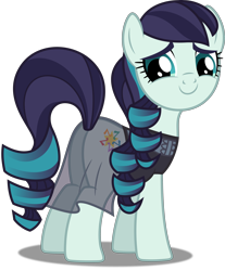 Size: 4138x5000 | Tagged: safe, artist:dashiesparkle, coloratura, the mane attraction, .svg available, absurd resolution, clothes, cute, plot, rara, rarabetes, simple background, smiling, solo, transparent background, vector