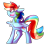Size: 2217x2000 | Tagged: safe, artist:nekosnicker, rainbow dash, pegasus, pony, chest fluff, cute, open mouth, simple background, smiling, solo, wide eyes