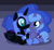 Size: 974x898 | Tagged: dead source, safe, artist:theventuriangirl, nightmare moon, princess luna, alicorn, pony, season 1, base used, cuddling, cute, duality, filly, lunabetes, moonabetes, nightmare woon, s1 luna, self ponidox, snuggling, woona