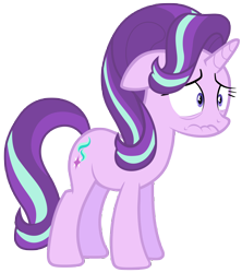 Size: 7000x7900 | Tagged: safe, artist:tardifice, starlight glimmer, pony, unicorn, the crystalling, absurd resolution, faic, photoshop, scrunchy face, simple background, solo, transparent background, vector, worry