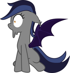 Size: 2033x2109 | Tagged: safe, artist:inudewaruika, oc, oc only, oc:echo, bat pony, pony, solo